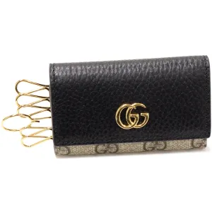 Sturdy Case Gucci Seamless delivery Black Key Marmont GG Supreme