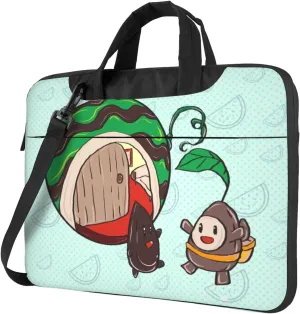 Sunflower seeds watermelon seeds Ultra-thin portable shoulder laptop bag 14 inch Stylish and Protective Shockproof soft lining