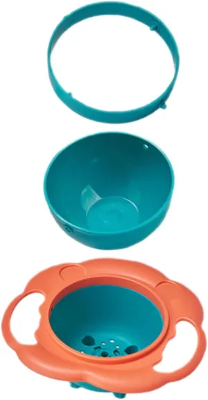 SUPVOX Innovative Boys and Girls 360° Rotating Bowl Leakproof for Toddlers Easy to