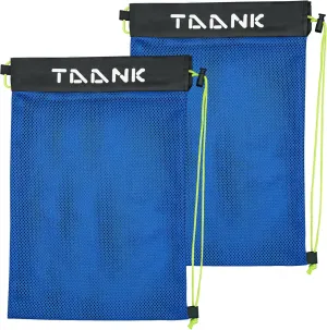 TAANK 1 Pcs/2 Pcs Mesh Bag, with Drawstring Closure,18x12inch(45 * 30cm) small mesh Bag for Pickleballs&Softballs&Tennis&BaseBalls&Golf Balls.Mesh Laundry bags&Beach bag