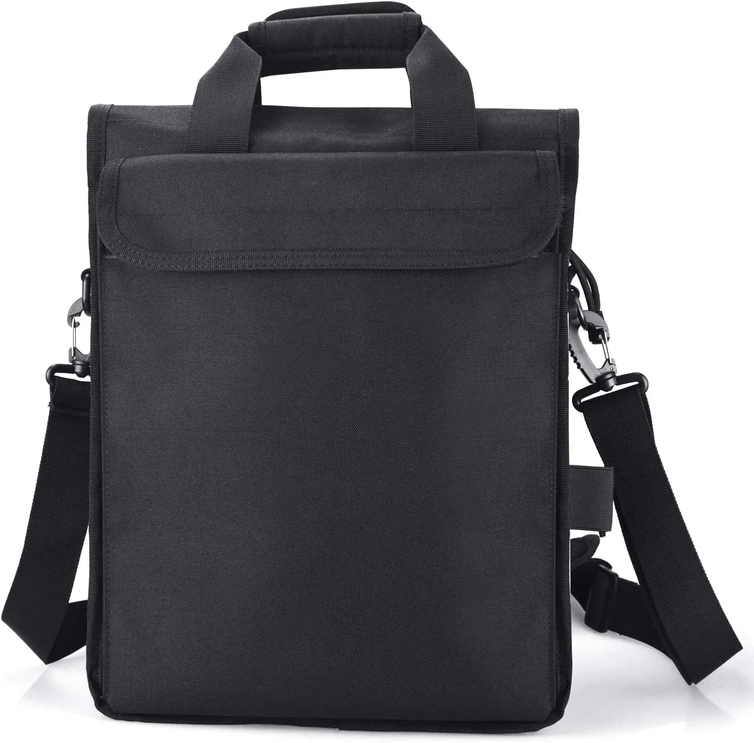 Tactical Messenger Bag Military MOLLE Sling Shoulder Pack Briefcase Laptop Assault Gear Handbags Utility Carry Satchel (Black, 15.6 inch)