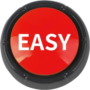 Talking Button,Button-Complete Red/Black (Easy)