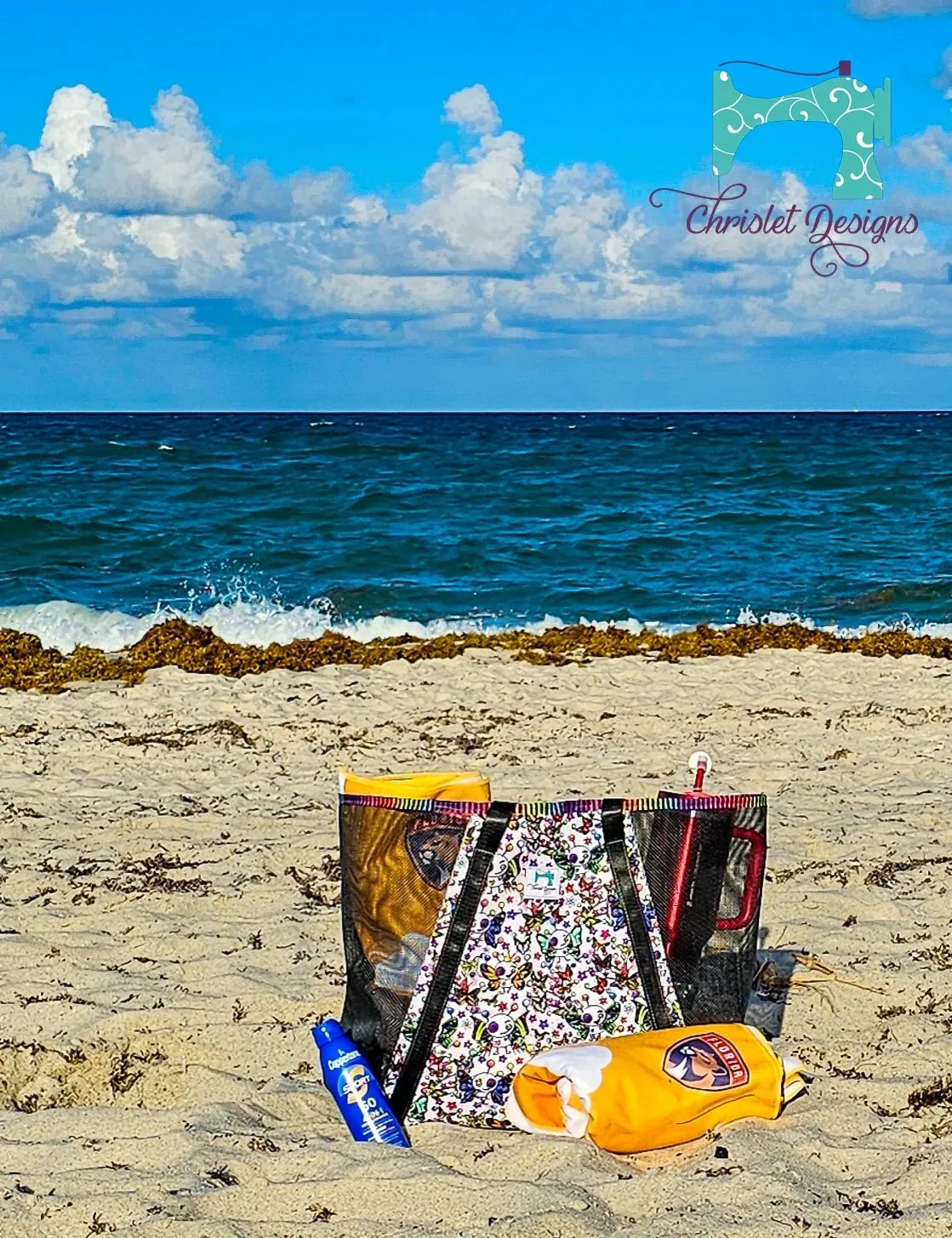 Taylor Beach Bag by UhOh Creations (Printed Paper Pattern)