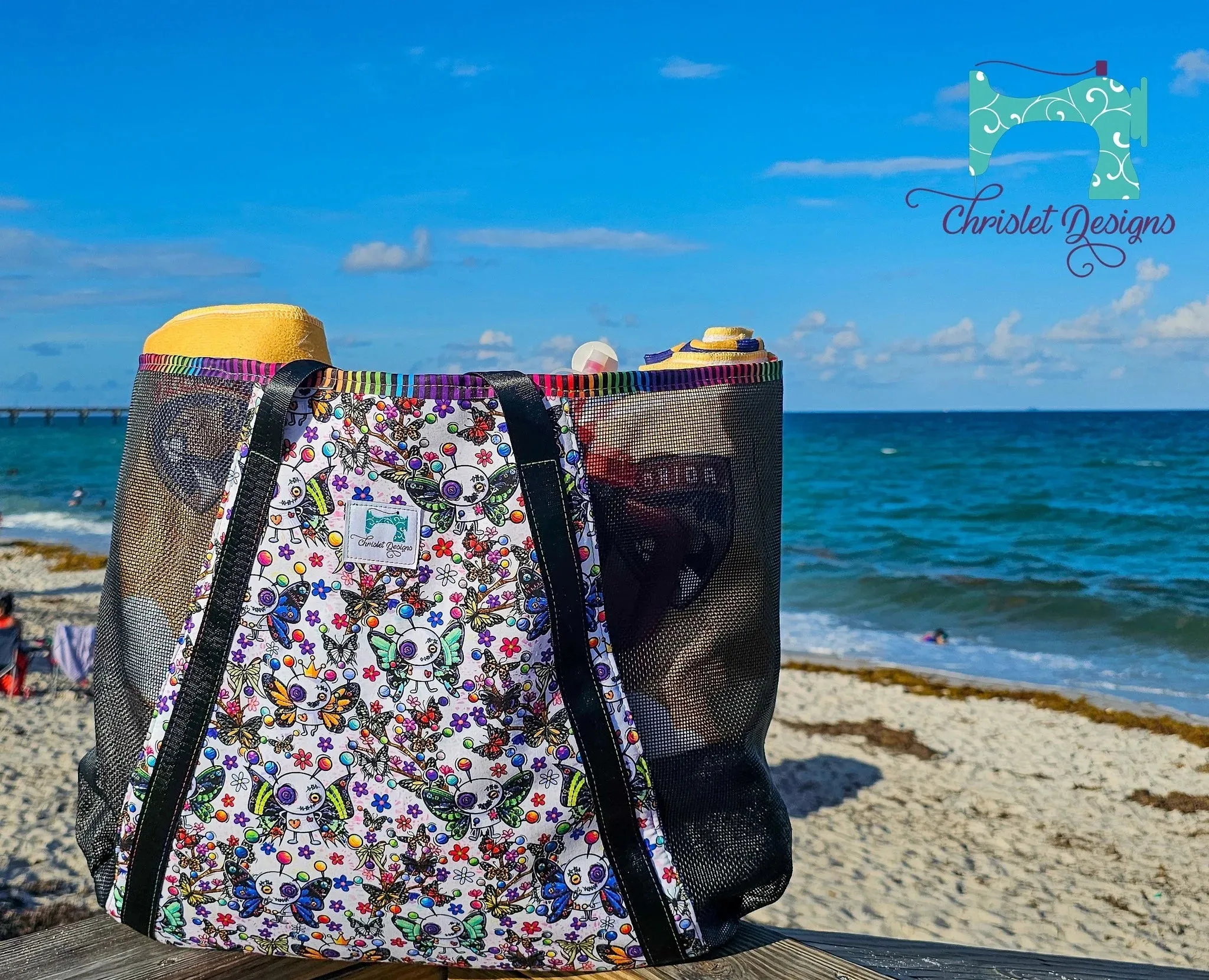 Taylor Beach Bag by UhOh Creations (Printed Paper Pattern)