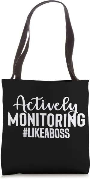 Teacher Appreciation School Testing Day Novelty Boss Gifts Tote Bag