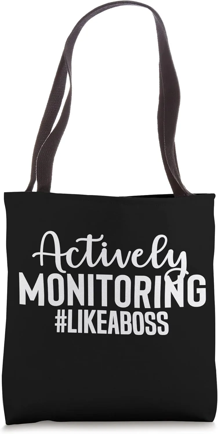 Teacher Appreciation School Testing Day Novelty Boss Gifts Tote Bag