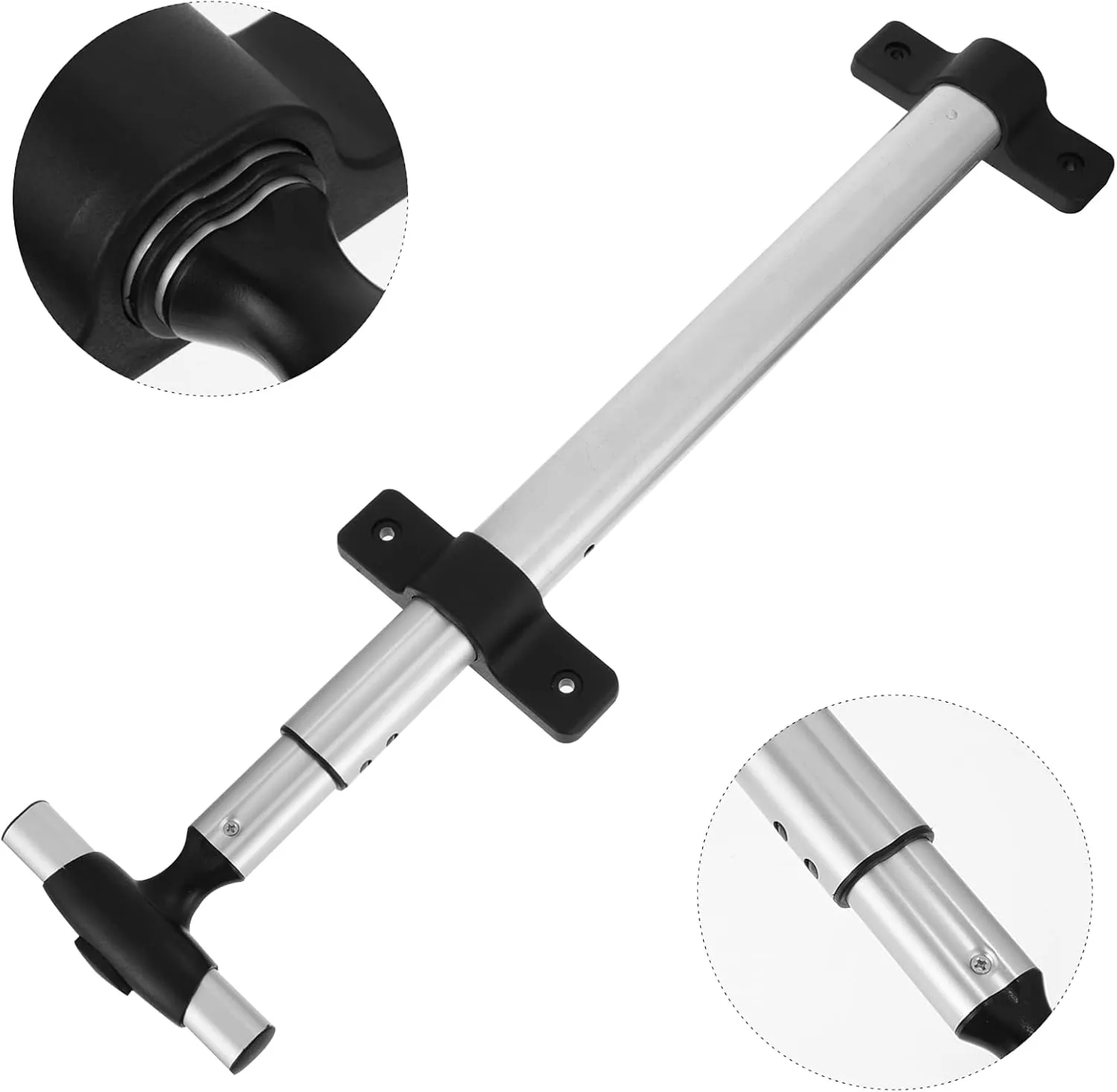 TENDYCOCO Luggage Telescoping Handle 1pc Single Tie Rod Travel Cart Aluminum Alloy Luggage Bags Suitcase Accessories