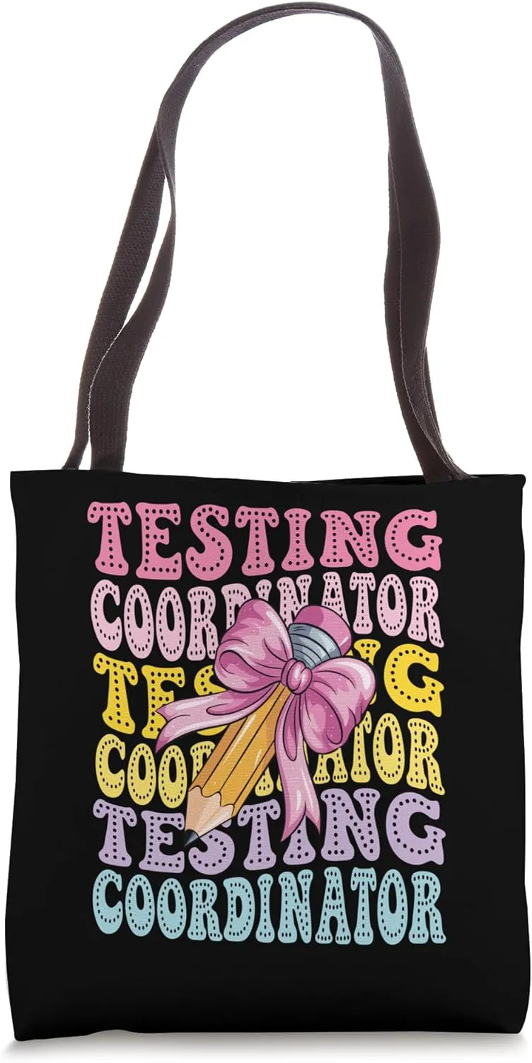 Testing Coordinator School Assessment Exam Manager Squad Tote Bag