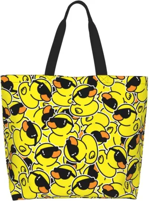Thanksgiving Turkey Tote Bag Casual Portable Shoulder Bags Reusable Handbag For Women Travel Shopping