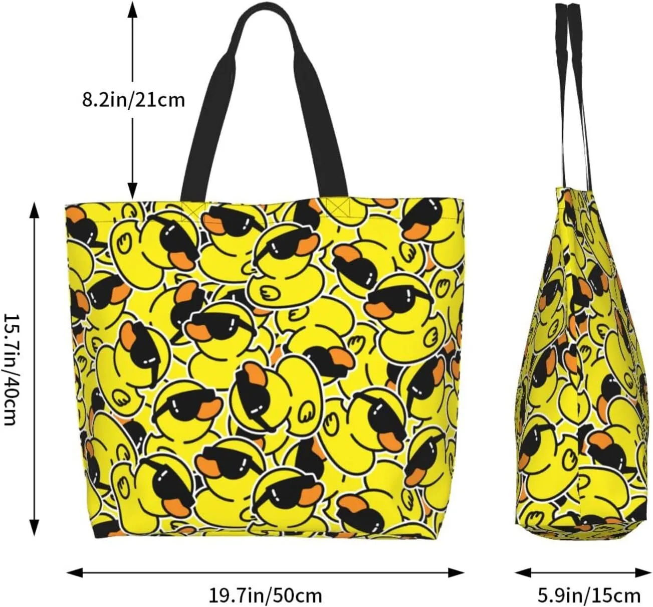 Thanksgiving Turkey Tote Bag Casual Portable Shoulder Bags Reusable Handbag For Women Travel Shopping