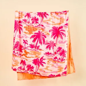 The Darling Effect Quick Dry XL Beach Towel - Paradise Palms