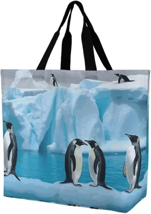 The Iceberg Handbags Lightweight Travel Shoulder Bag Portable Cute Shopping Beach Market Bag for Men Women Hiking Yoga Gym Swimming Travel Holiday Gift