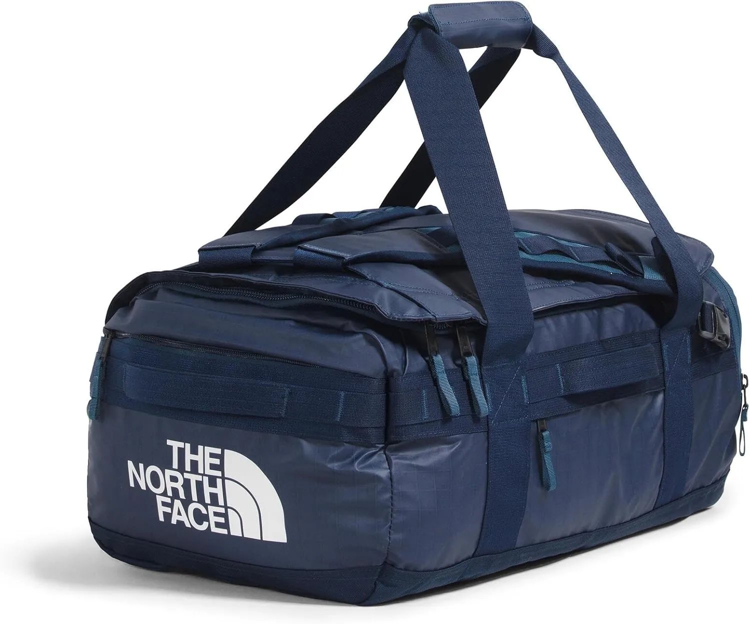 THE NORTH FACE Base Camp Voyager Duffel—42L - PFAS Free, Shady Blue/Summit Navy, One Size