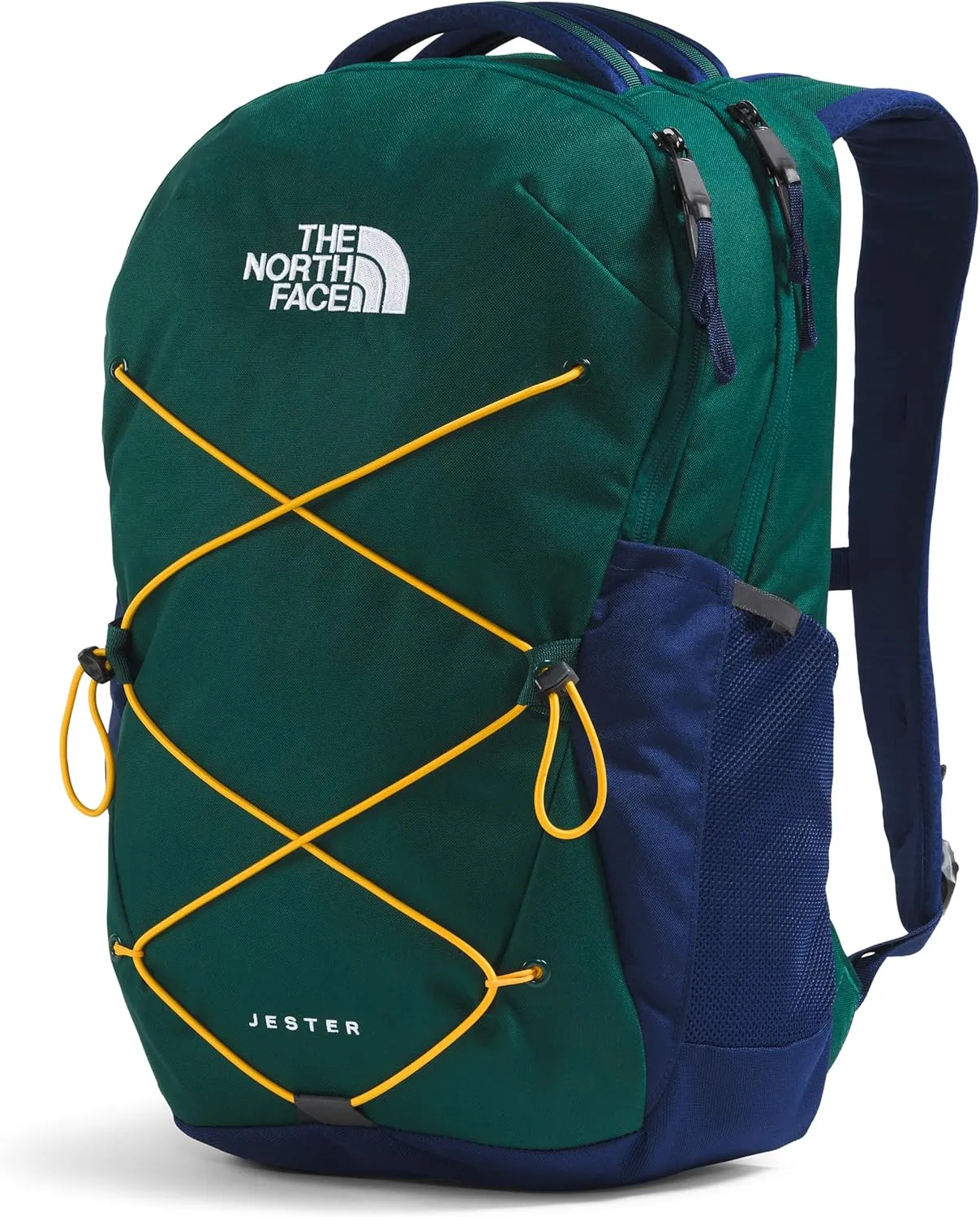 THE NORTH FACE Jester Everyday Laptop Backpack, Hunter Green/Eagle Blue, One Size