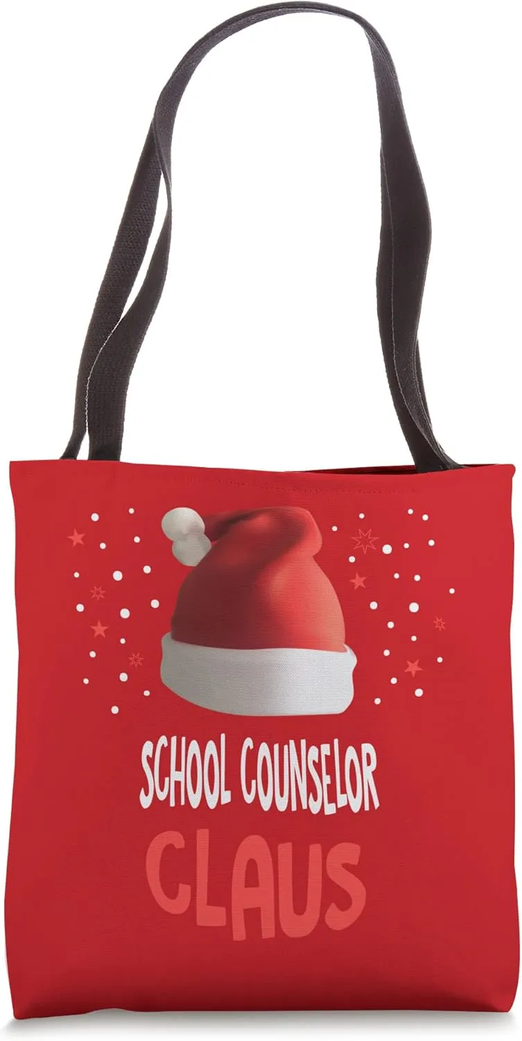 The School Counselor Claus Guidance Counselor Christmas Tote Bag