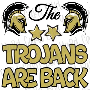 The Trojans Are Back Half Sheet
