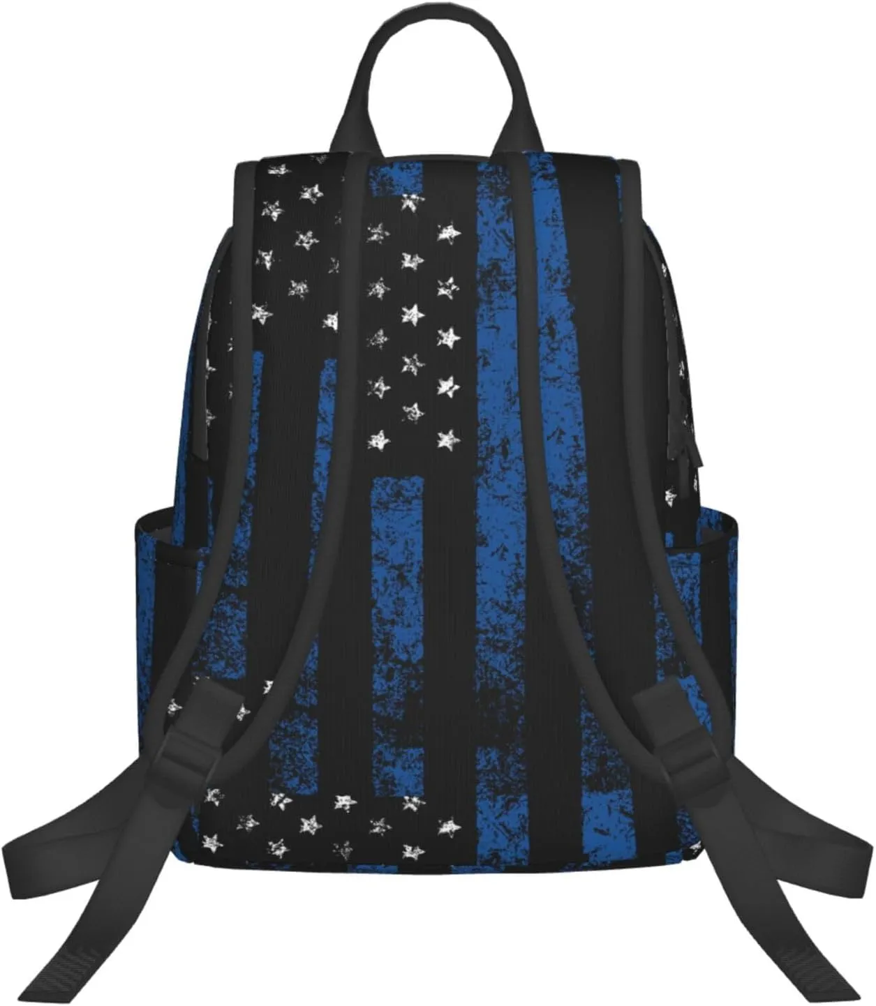 Thin Blue Line American Flag backpack book bags for college lightweight laptop backpacks for Men Women