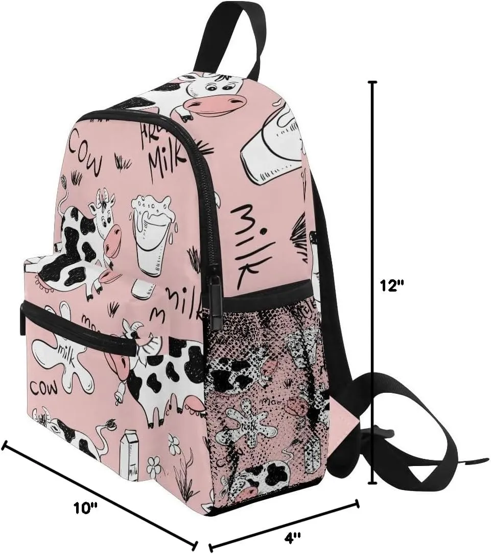 Toddler Backpack, Kids Backpack Preschool Kindergarten School Bag 12 Inch Mini Bookbag Casual Daypack for Boys Girls Children