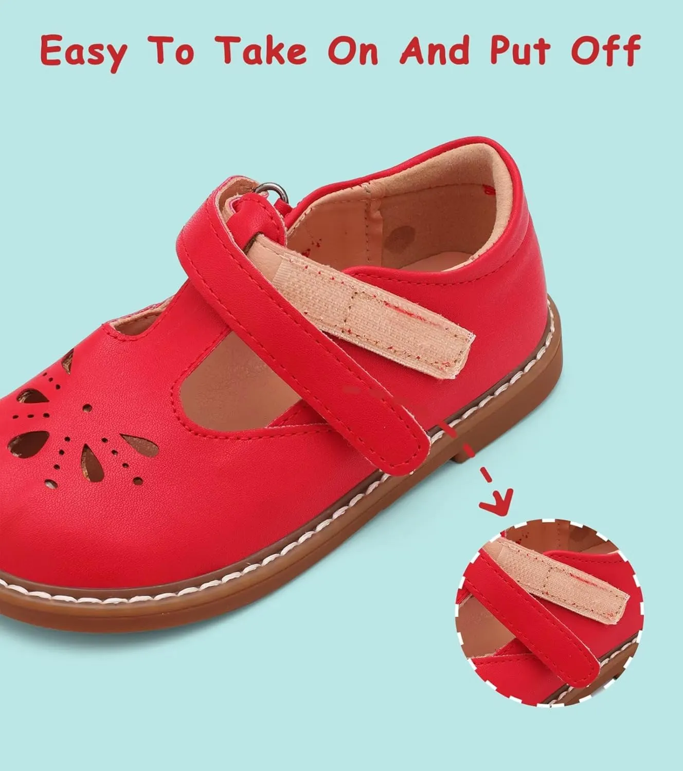 Toddler Girl Mary Jane Dress Shoes-Little Girls School Uniform Shoes