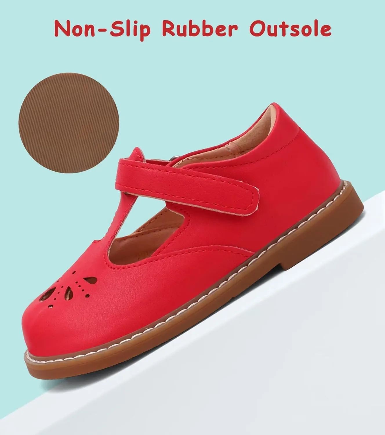 Toddler Girl Mary Jane Dress Shoes-Little Girls School Uniform Shoes