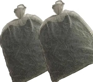 TopDogFilters Activated Carbon Pellets Filter Media Bulk in Mesh Bag 5 10 15 20 25 50 Pounds for Aquarium Pond Filters (10 lbs (2 Bags))