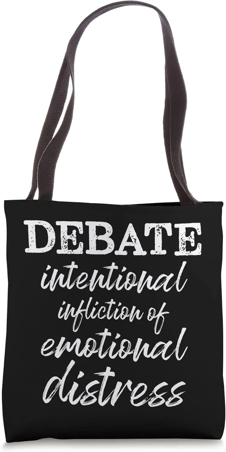 Topicality College Debaters Speech High School Debate Team Tote Bag
