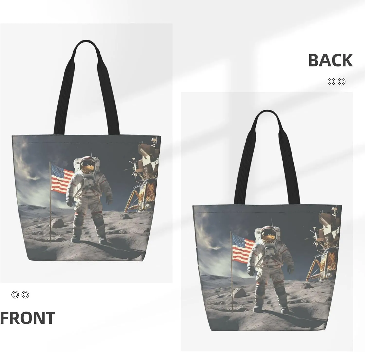 Tote Bag for Women Grocery Bag Reusable Shopping Bag Beautiful Fireworks Handbag Foldable Shoulder Bag
