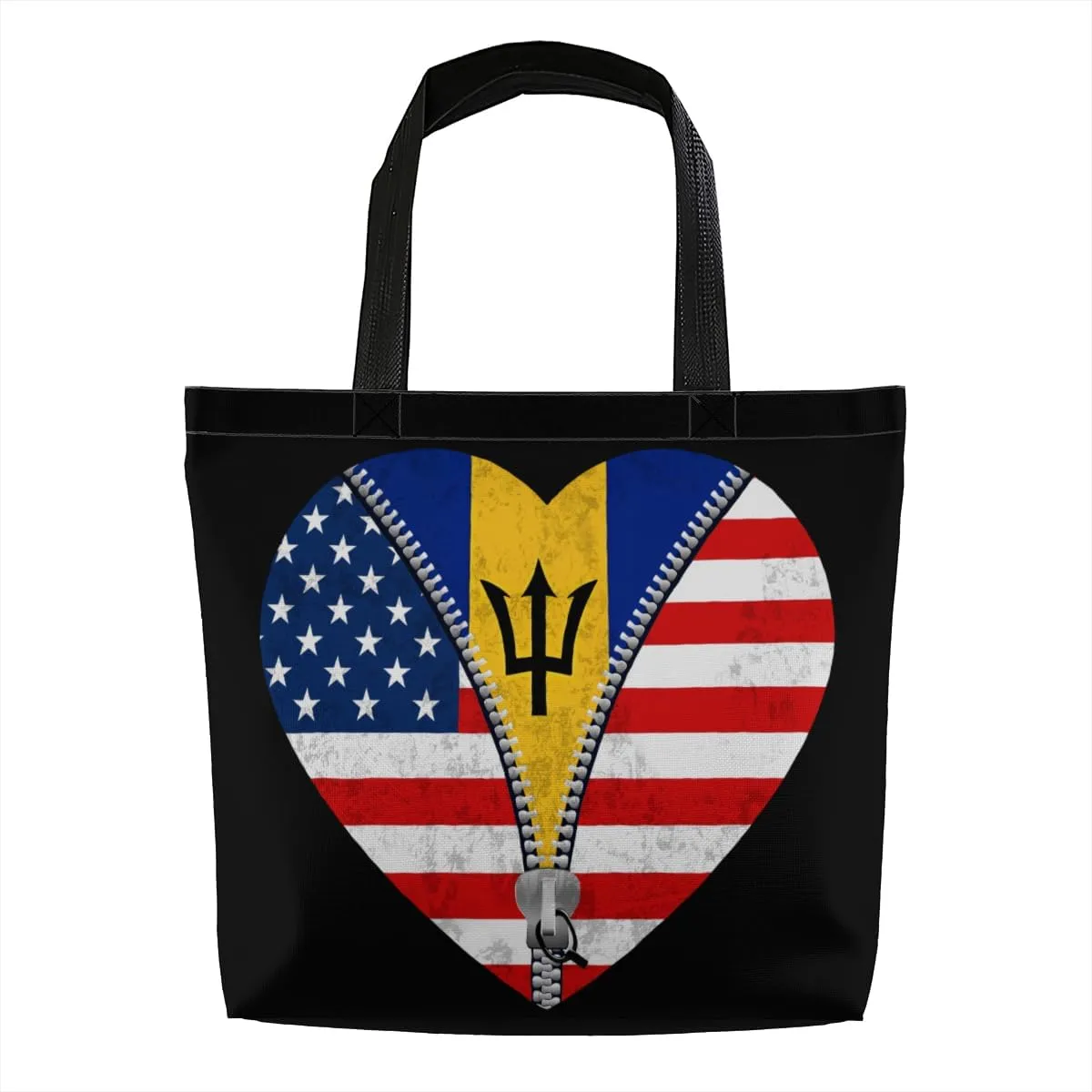 Tote Bag for Women Men Large Reusable Beach Shoulder Bags With Zipper for Gym Shopping Travel Gifts Yoga