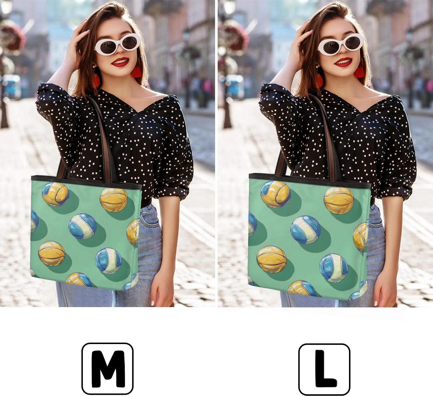 Tote Bag for Women with Zipper Large Capacity Top Handle Casual Shoulder Bag Handbag Reusable Shopping
