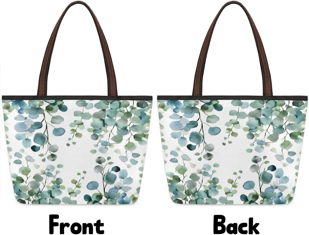 Tote Bag for Women with Zipper Large Capacity Top Handle Casual Shoulder Bag Handbag Reusable Shopping