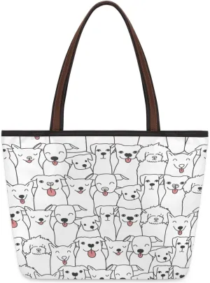 Tote Bag for Women with Zipper Large Capacity Top Handle Casual Shoulder Bag Handbag Reusable Shopping