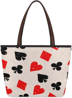 Tote Bag for Women with Zipper Large Capacity Top Handle Casual Shoulder Bag Handbag Reusable Shopping