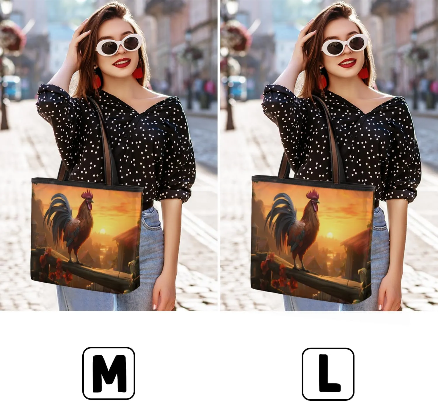 Tote Bag for Women with Zipper Large Capacity Top Handle Casual Shoulder Bag Handbag Reusable Shopping