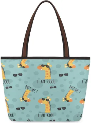 Tote Bag for Women with Zipper Large Capacity Top Handle Casual Shoulder Bag Handbag Reusable Shopping