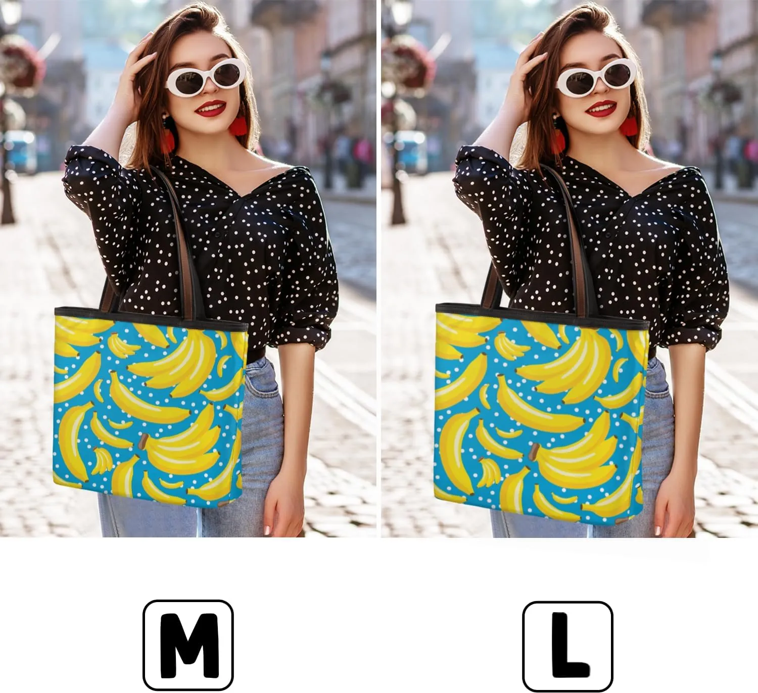 Tote Bag for Women with Zipper Large Capacity Top Handle Casual Shoulder Bag Handbag Reusable Shopping