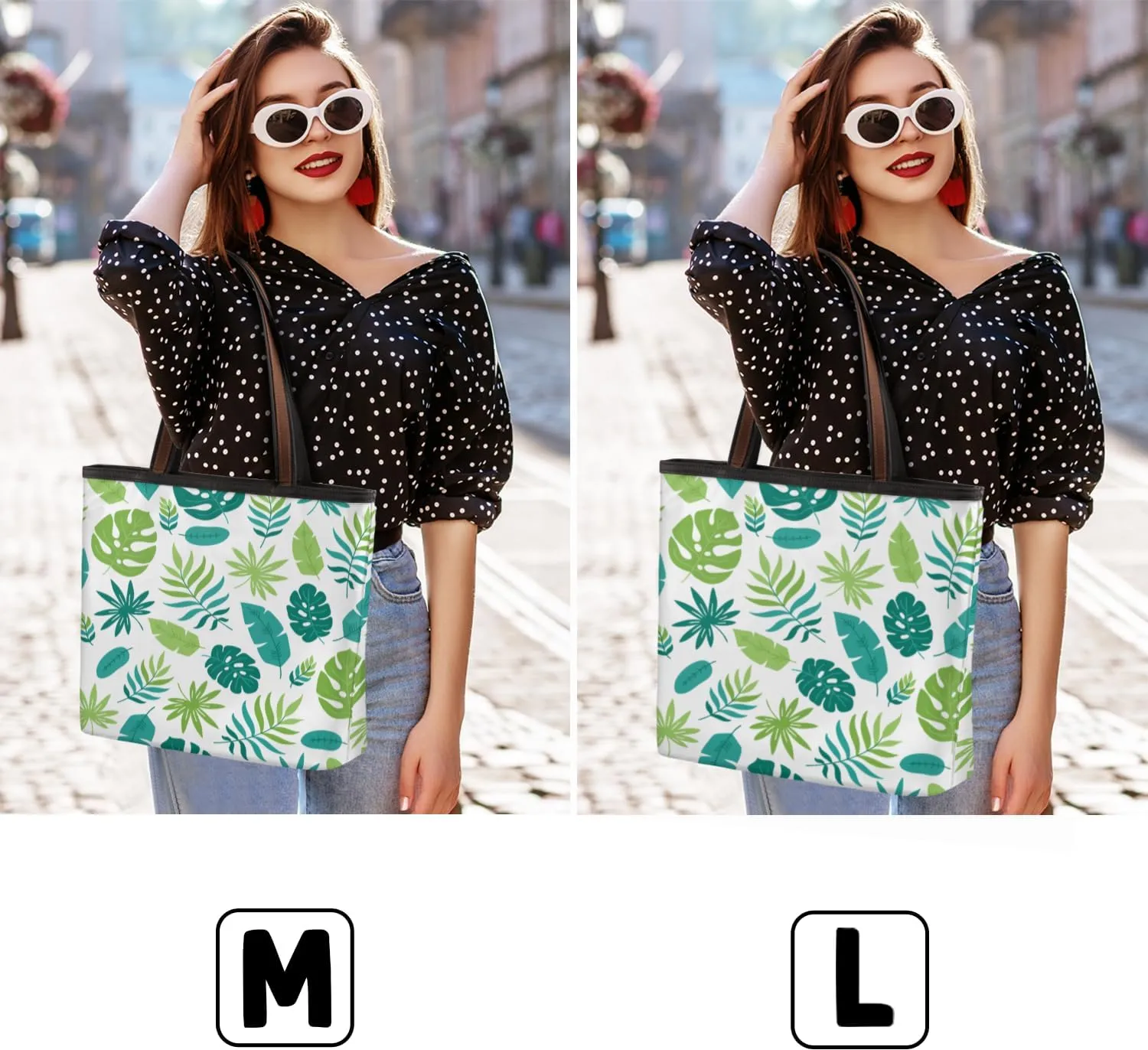Tote Bag for Women with Zipper Large Capacity Top Handle Casual Shoulder Bag Handbag Reusable Shopping