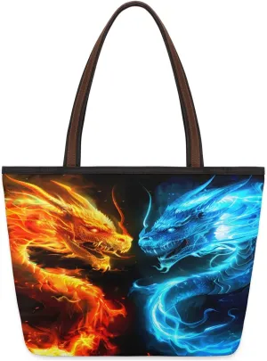 Tote Bag for Women with Zipper Large Capacity Top Handle Casual Shoulder Bag Handbag Reusable Shopping