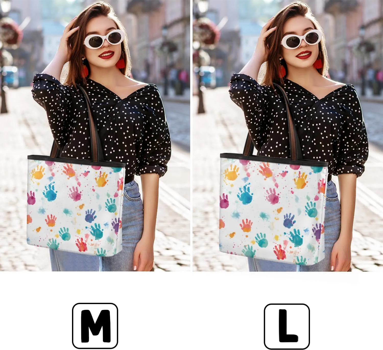 Tote Bag for Women with Zipper Large Capacity Top Handle Casual Shoulder Bag Handbag Reusable Shopping