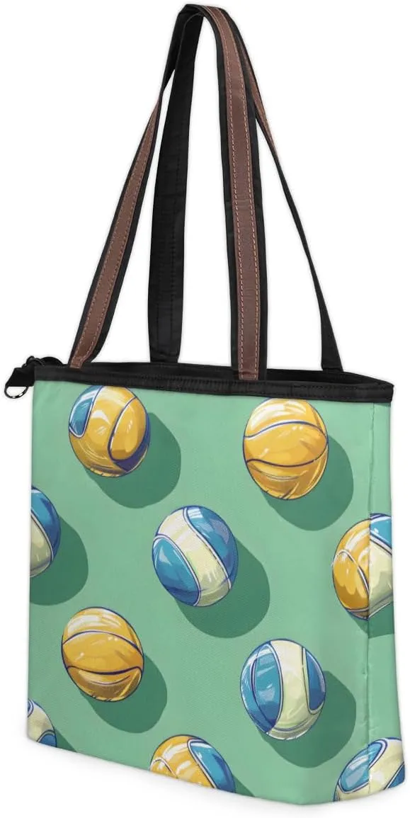 Tote Bag for Women with Zipper Large Capacity Top Handle Casual Shoulder Bag Handbag Reusable Shopping
