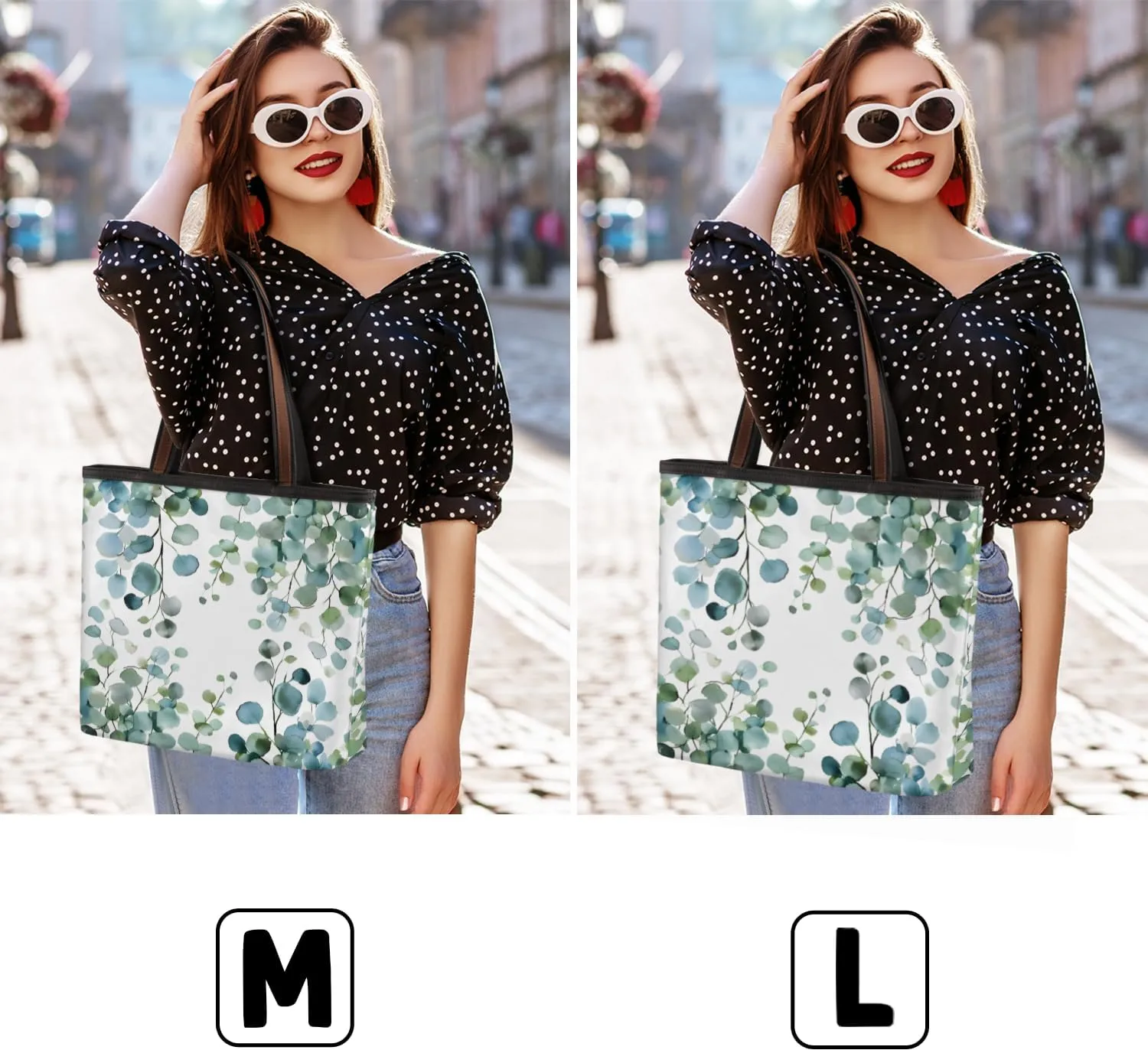 Tote Bag for Women with Zipper Large Capacity Top Handle Casual Shoulder Bag Handbag Reusable Shopping