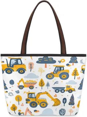 Tote Bag for Women with Zipper Large Capacity Top Handle Casual Shoulder Bag Handbag Reusable Shopping