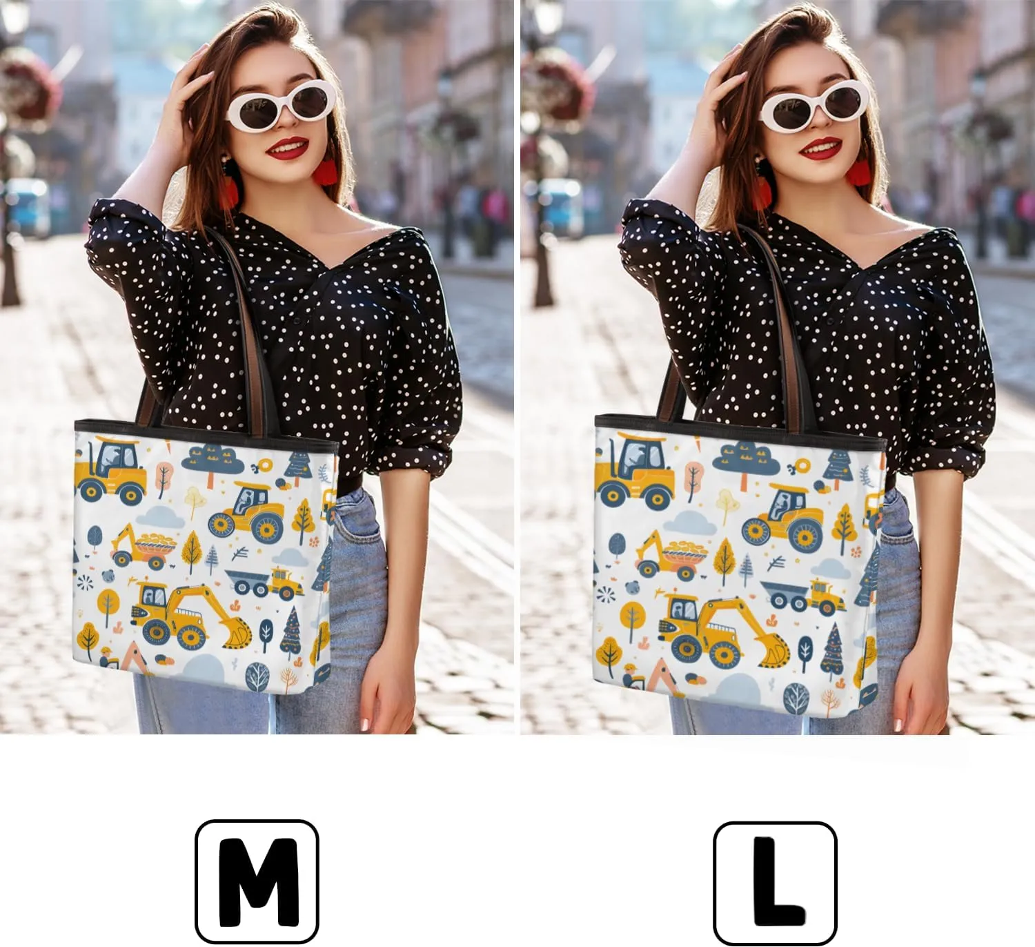 Tote Bag for Women with Zipper Large Capacity Top Handle Casual Shoulder Bag Handbag Reusable Shopping