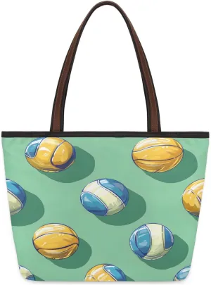 Tote Bag for Women with Zipper Large Capacity Top Handle Casual Shoulder Bag Handbag Reusable Shopping
