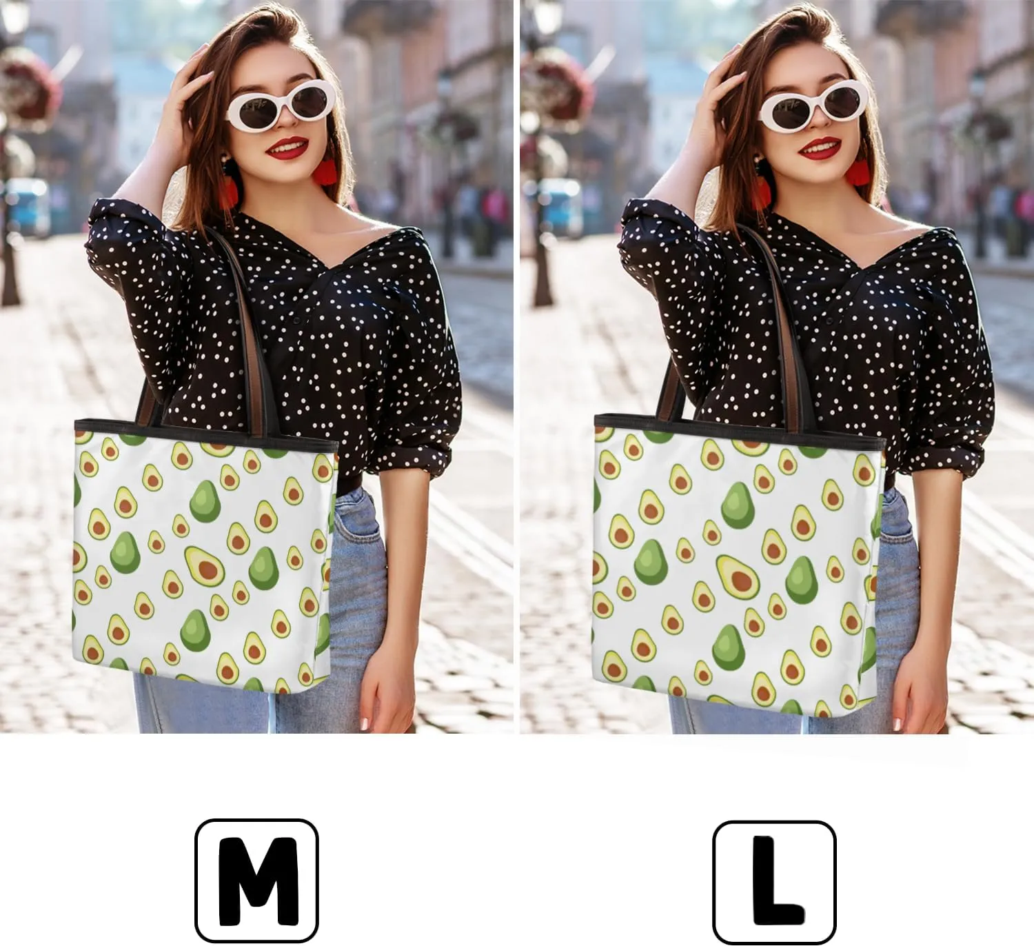 Tote Bag for Women with Zipper Large Capacity Top Handle Casual Shoulder Bag Handbag Reusable Shopping