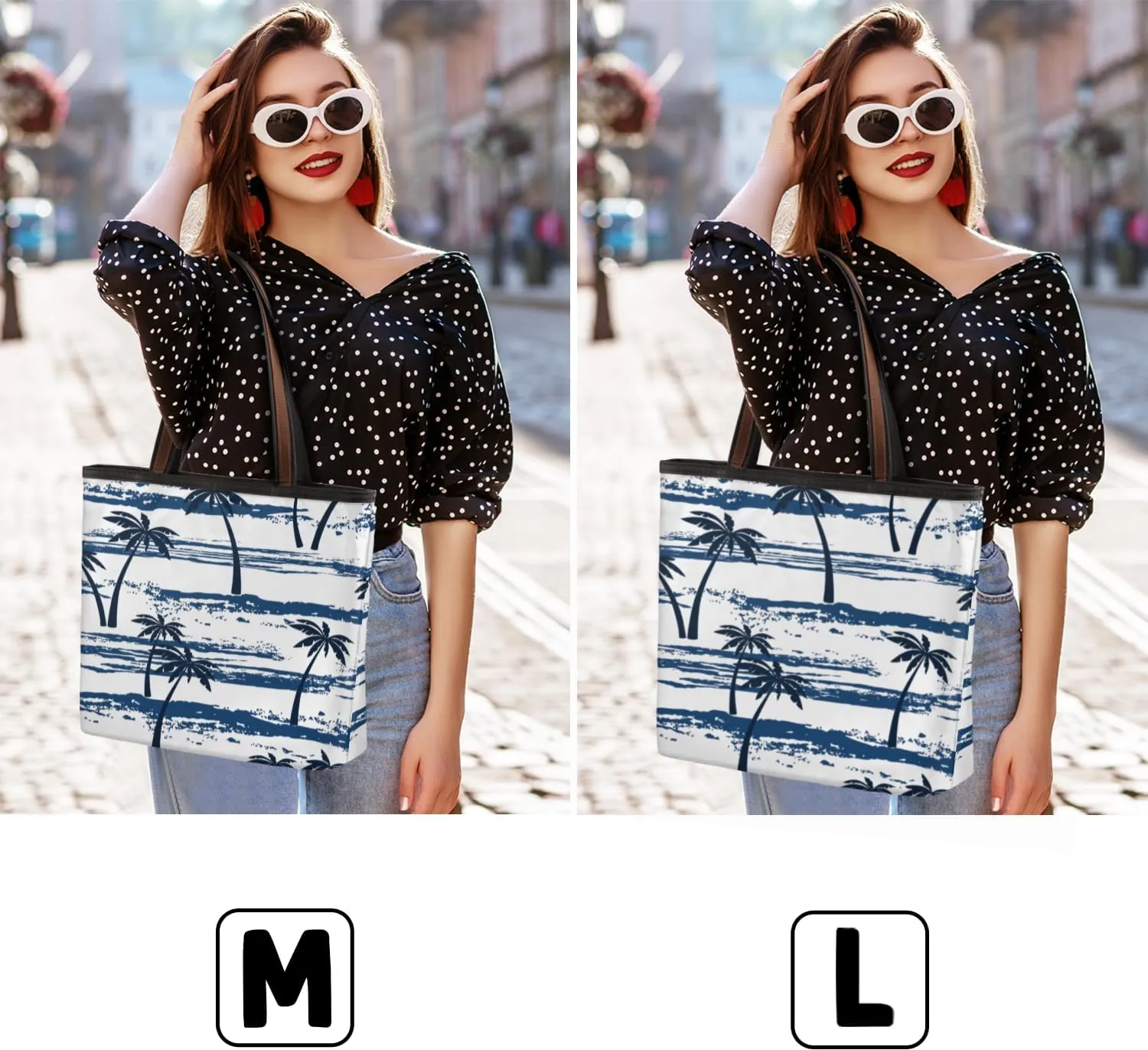 Tote Bag for Women with Zipper Large Capacity Top Handle Casual Shoulder Bag Handbag Reusable Shopping