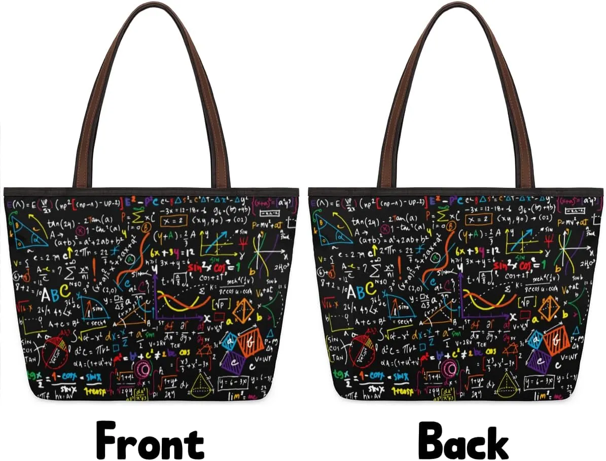 Tote Bag for Women with Zipper Large Capacity Top Handle Casual Shoulder Bag Handbag Reusable Shopping