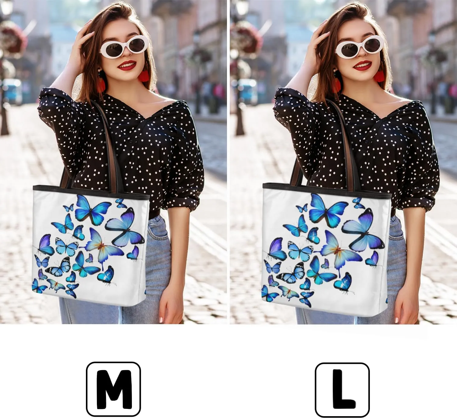 Tote Bag for Women with Zipper Large Capacity Top Handle Casual Shoulder Bag Handbag Reusable Shopping