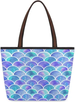 Tote Bag for Women with Zipper Large Capacity Top Handle Casual Shoulder Bag Handbag Reusable Shopping