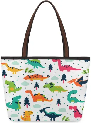 Tote Bag for Women with Zipper Large Capacity Top Handle Casual Shoulder Bag Handbag Reusable Shopping
