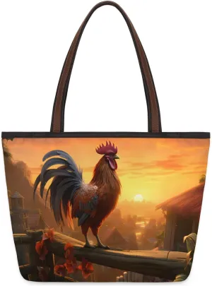 Tote Bag for Women with Zipper Large Capacity Top Handle Casual Shoulder Bag Handbag Reusable Shopping